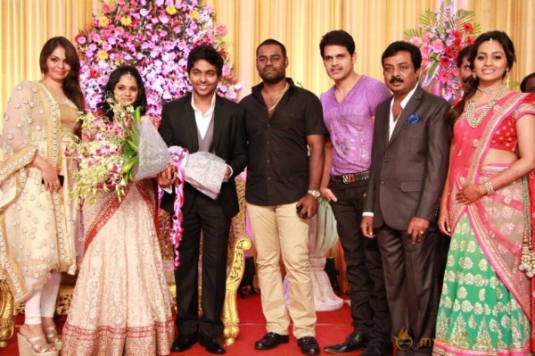 GV Prakash Marriage Reception Photos