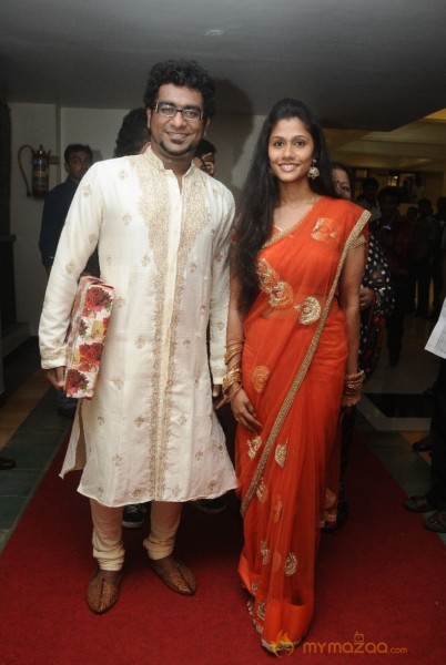 GV Prakash Marriage Reception Photos