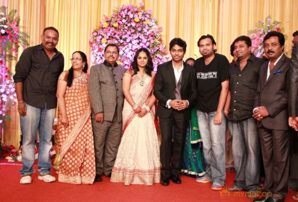 GV Prakash Marriage Reception Photos