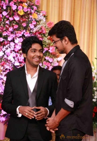 GV Prakash Marriage Reception Photos