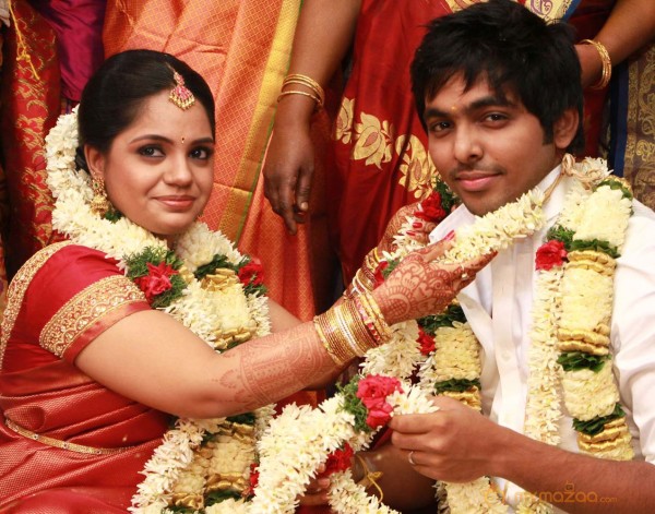 GV Prakash Saindhavi Marriage Gallery 