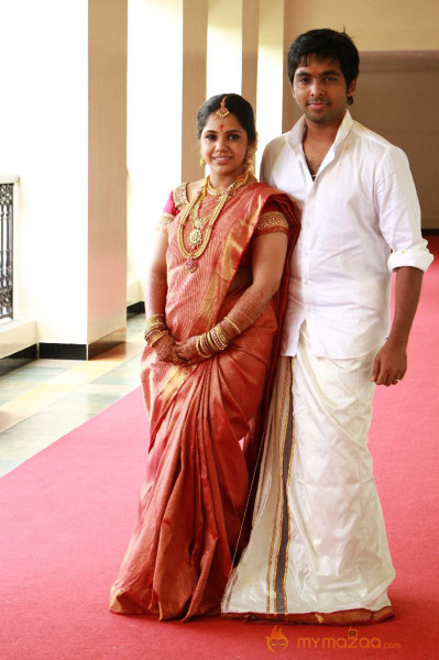 GV Prakash Saindhavi Marriage Gallery 