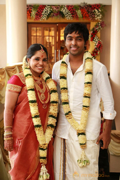 GV Prakash Saindhavi Marriage Gallery 