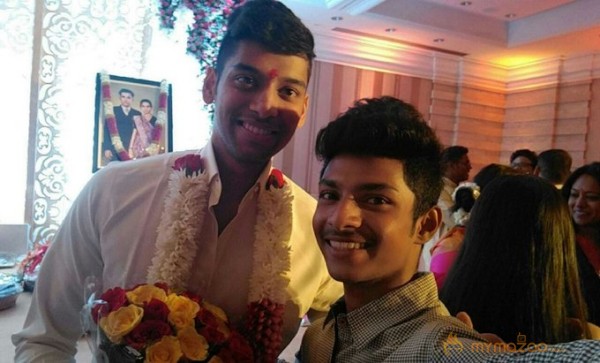 Hero Vikram's daughter Akshita engagement