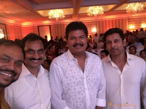 Hero Vikram's daughter Akshita engagement