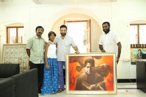 Kamal In Viswaroopam Painting 