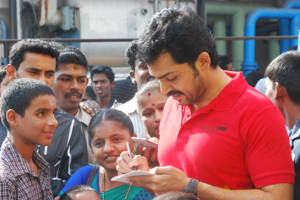 Karthi Flags Off O2 Car Rally For The Blind Event 