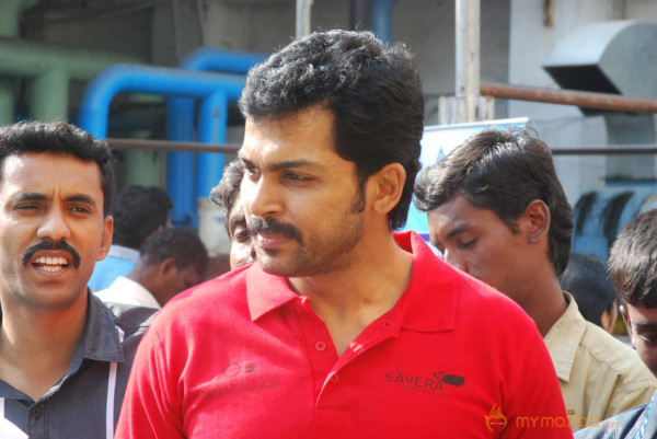 Karthi Flags Off O2 Car Rally For The Blind Event 