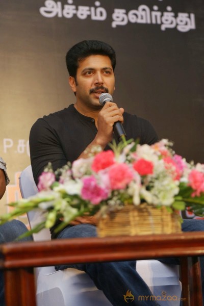 Nimirnthu Nil Jayam Ravi Success Meet Photos