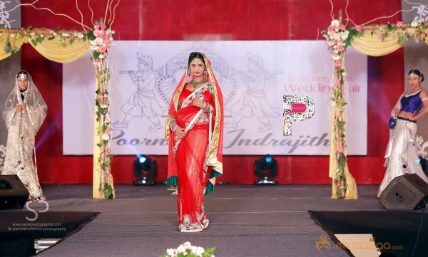 Poornima Indrajith M4Marry Bridal show