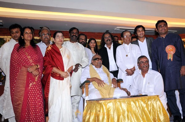 Rajini, Kamal at Kaviperarasu Vairamuthu Aayiram Songs launched stills