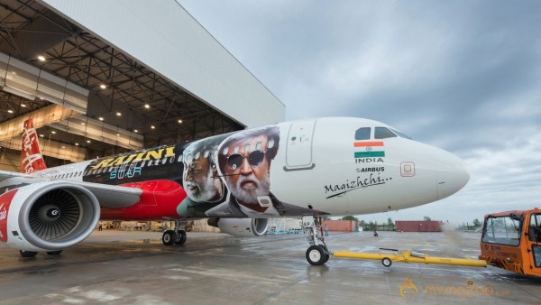 Rajinikanth Kabali AirAsia Special Flight Photos