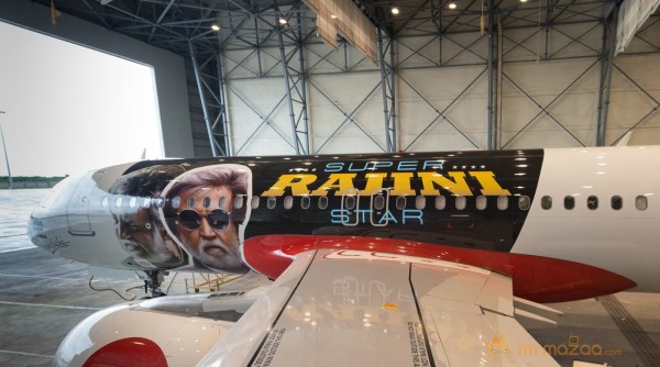 Rajinikanth Kabali AirAsia Special Flight Photos