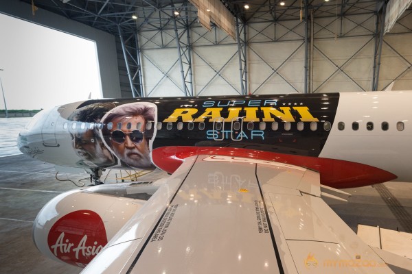 Rajinikanth Kabali AirAsia Special Flight Photos