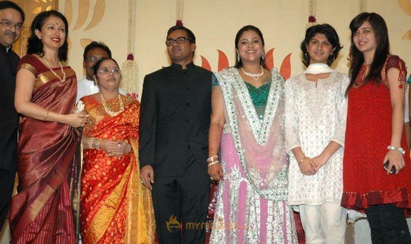 Selvaraghavan & Geethanjali Reception stills