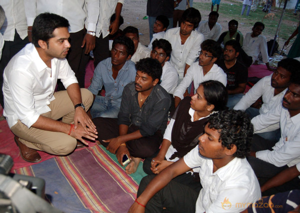 Simbu Supports Tamil Eelam Protest 