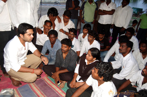 Simbu Supports Tamil Eelam Protest 