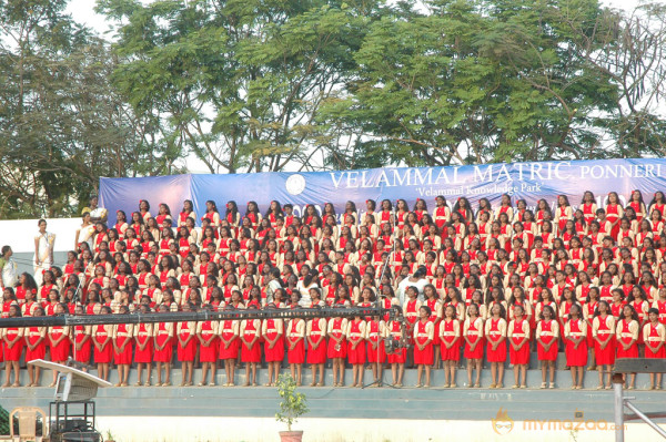 Singer S Janaki At Velammal Matric School Event 