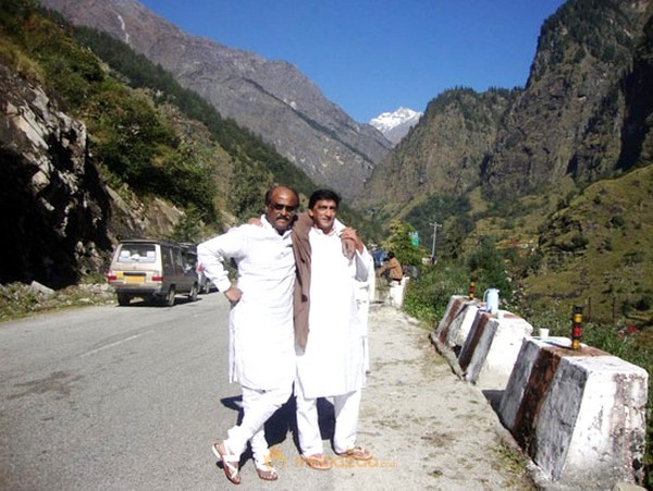 super star rajinikanth at himalayas