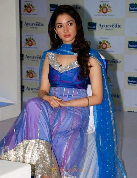 Tamanna At Parachute Ayurvedic Hair Oil Launch