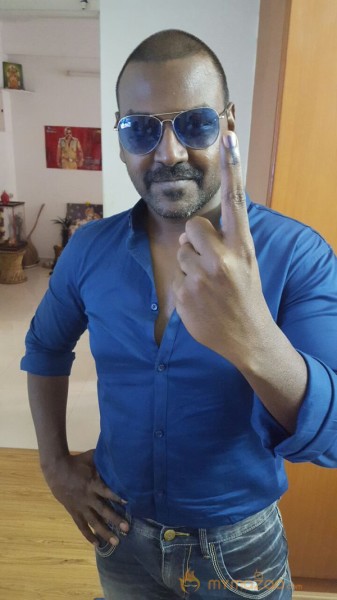 TN Election Celebrity Voting Pics 