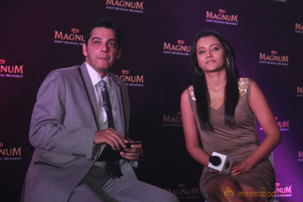 Trisha At Magnum Ice Cream Launch 