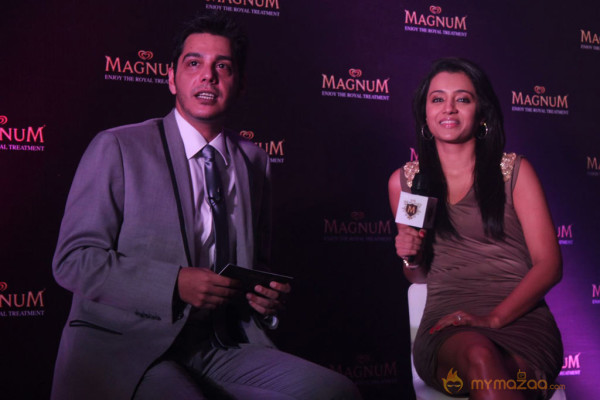 Trisha At Magnum Ice Cream Launch 