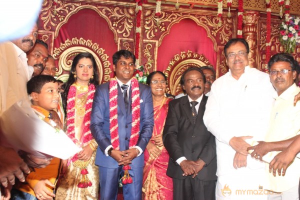 Vasanthakumar Son Wedding Reception Stills