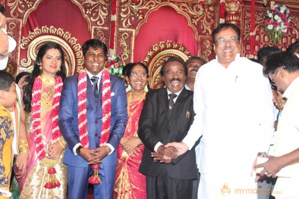 Vasanthakumar Son Wedding Reception Stills