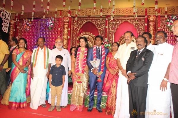 Vasanthakumar Son Wedding Reception Stills