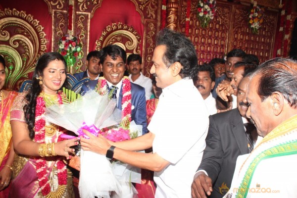 Vasanthakumar Son Wedding Reception Stills