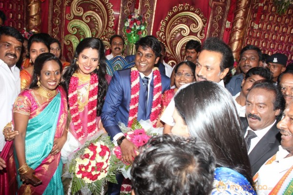 Vasanthakumar Son Wedding Reception Stills