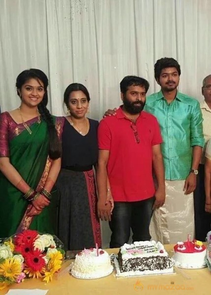 Vijay Birthday Celebration @ Vijay60 Shooting 