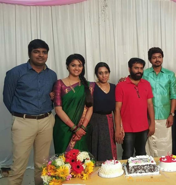 Vijay Birthday Celebration @ Vijay60 Shooting 