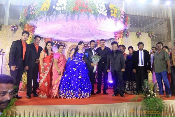 Vijay @ Pandiyarajan Son Prithivi Marriage Reception Photos 