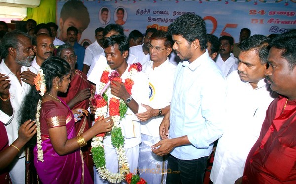 Vijay At Fans Wedding