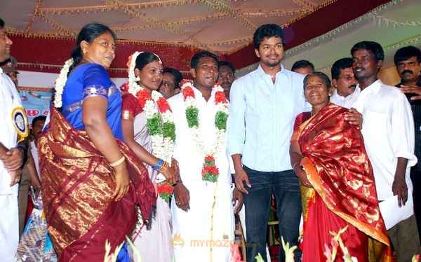 Vijay At Fans Wedding