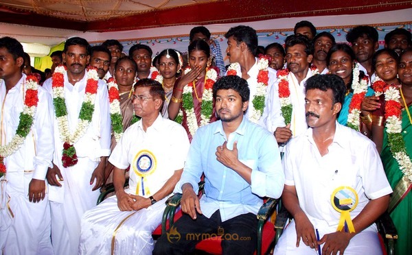 Vijay At Fans Wedding