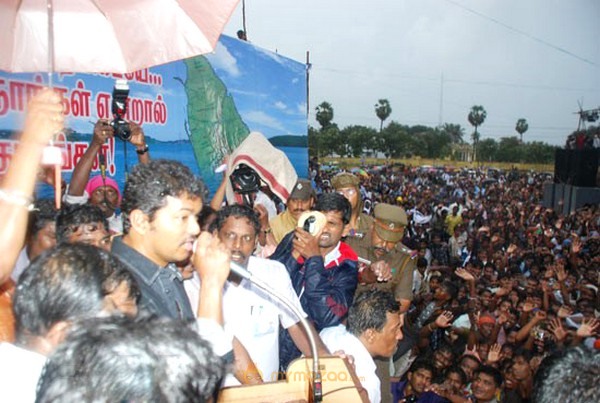 Vijay' At Political Meeting In Nagapattinam