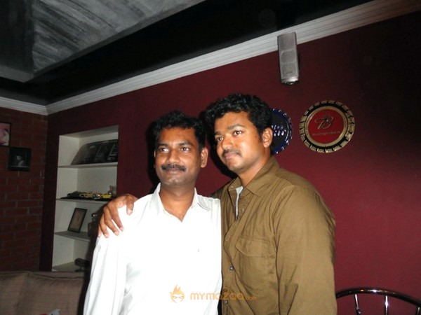 Vijay At Premji Amaran Birthday Bash