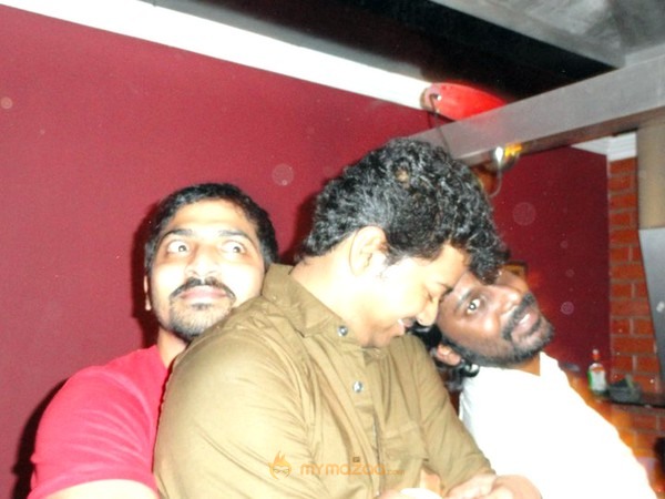 Vijay At Premji Amaran Birthday Bash