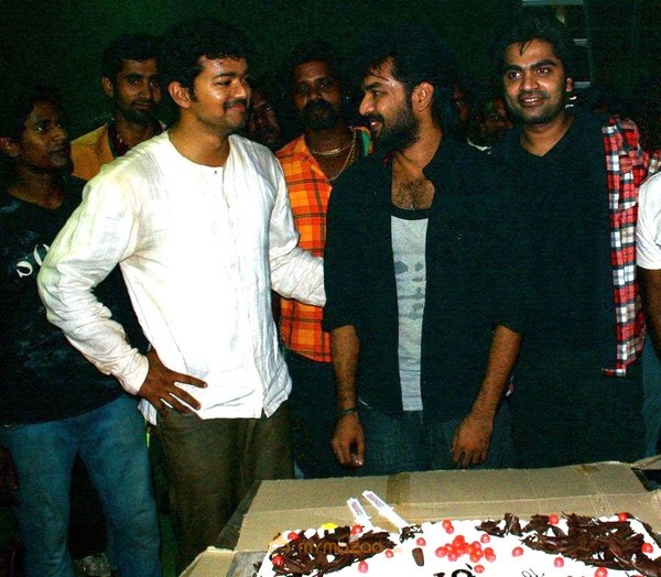 Vijay & Simbu Celebrating Jai Birthday Party