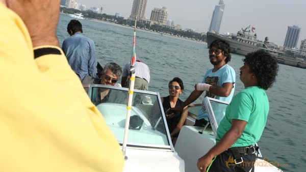 Arrambam Movie Working Stills 