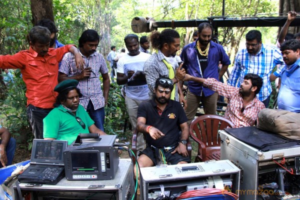 Kaaval movie working stills