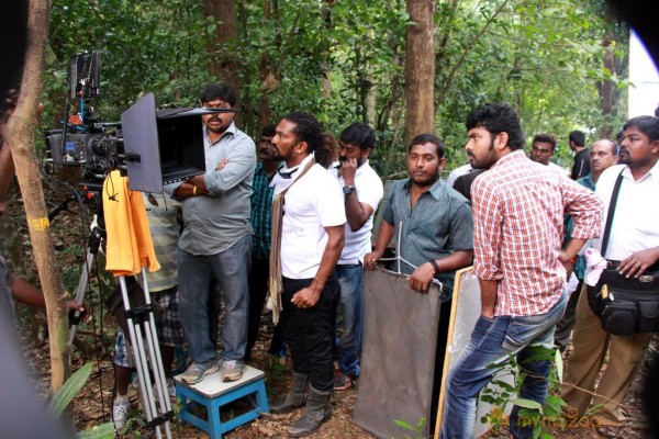 Kaaval movie working stills