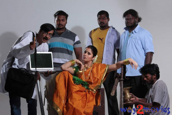 Thambikkottai On Set  