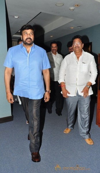 Chiranjeevi at Film Industry Workers Felicitaion