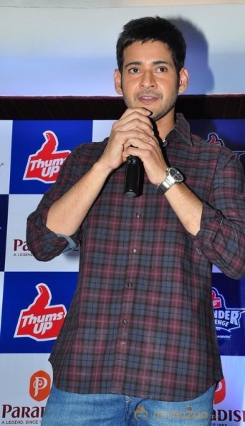 Mahesh Babu Felicitates Thums Up Thunder Challenge 