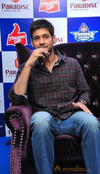 Mahesh Babu Felicitates Thums Up Thunder Challenge 