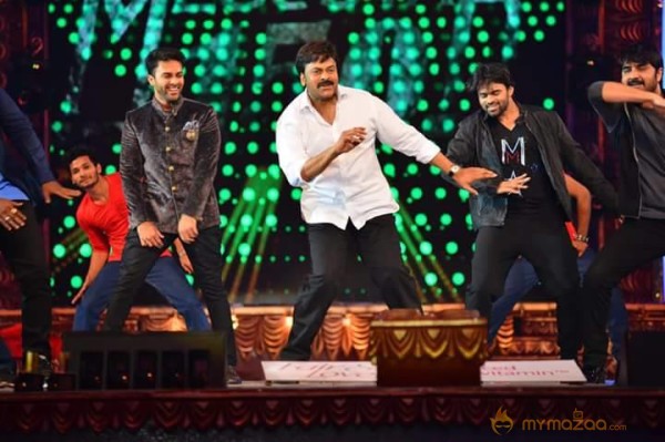 MEGA HUNGAMA 2016: Megastar Chiranjeevi Live Performance Photos at CineMAA Awards 2016